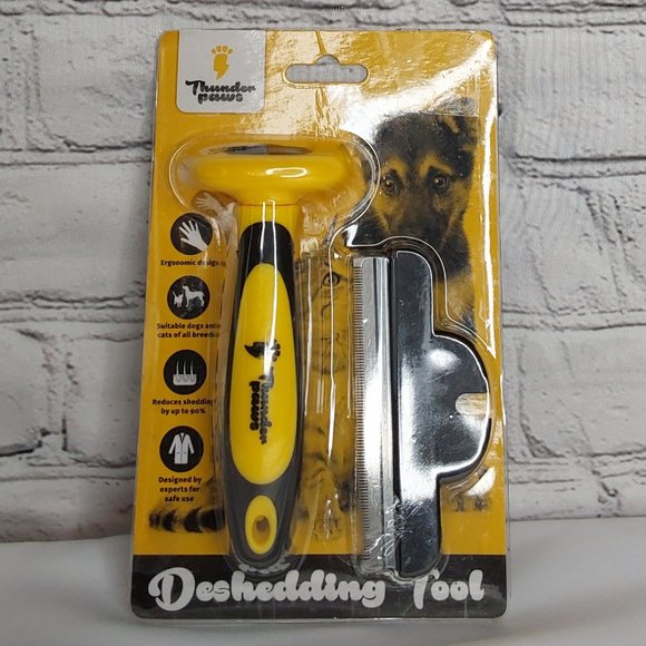 'THUNDER-PAWS' DOG PROFESSIONAL DESHEDDING TOOL COMPLETE GROOMING SYSTEM - Picture 16 of 16